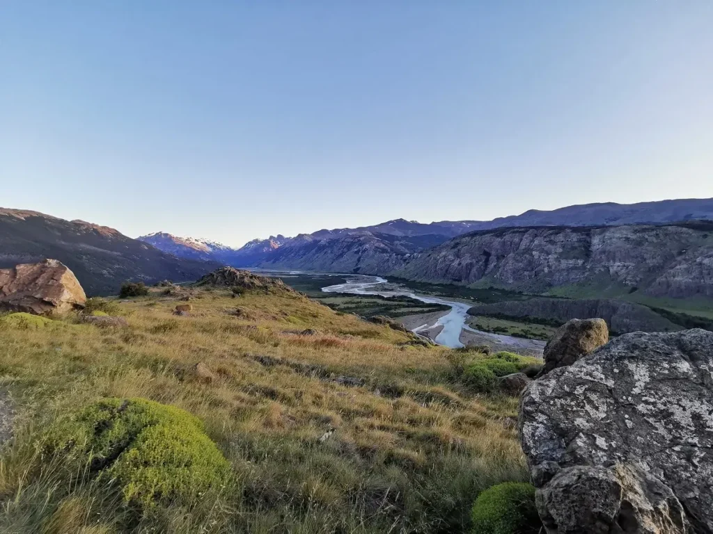 El Chaltén un soir d'été, Patagonie Argentine El Chaltén un soir d'été, Patagonie Argentine